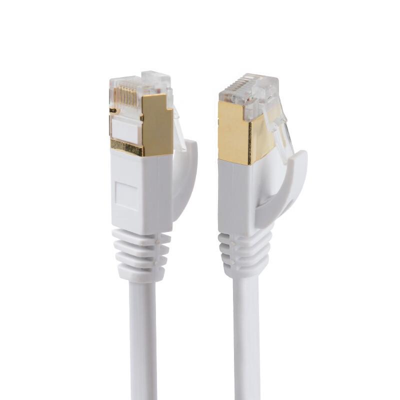 

LLHY Flat Shielded Cat 7/Cat 6 FTP Ethernet Patch Cable