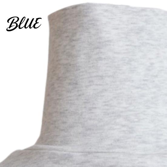 Turtleneck Neck Wrap for Winter Scarf Unisex Simple Loop Solid Color Fake Collar