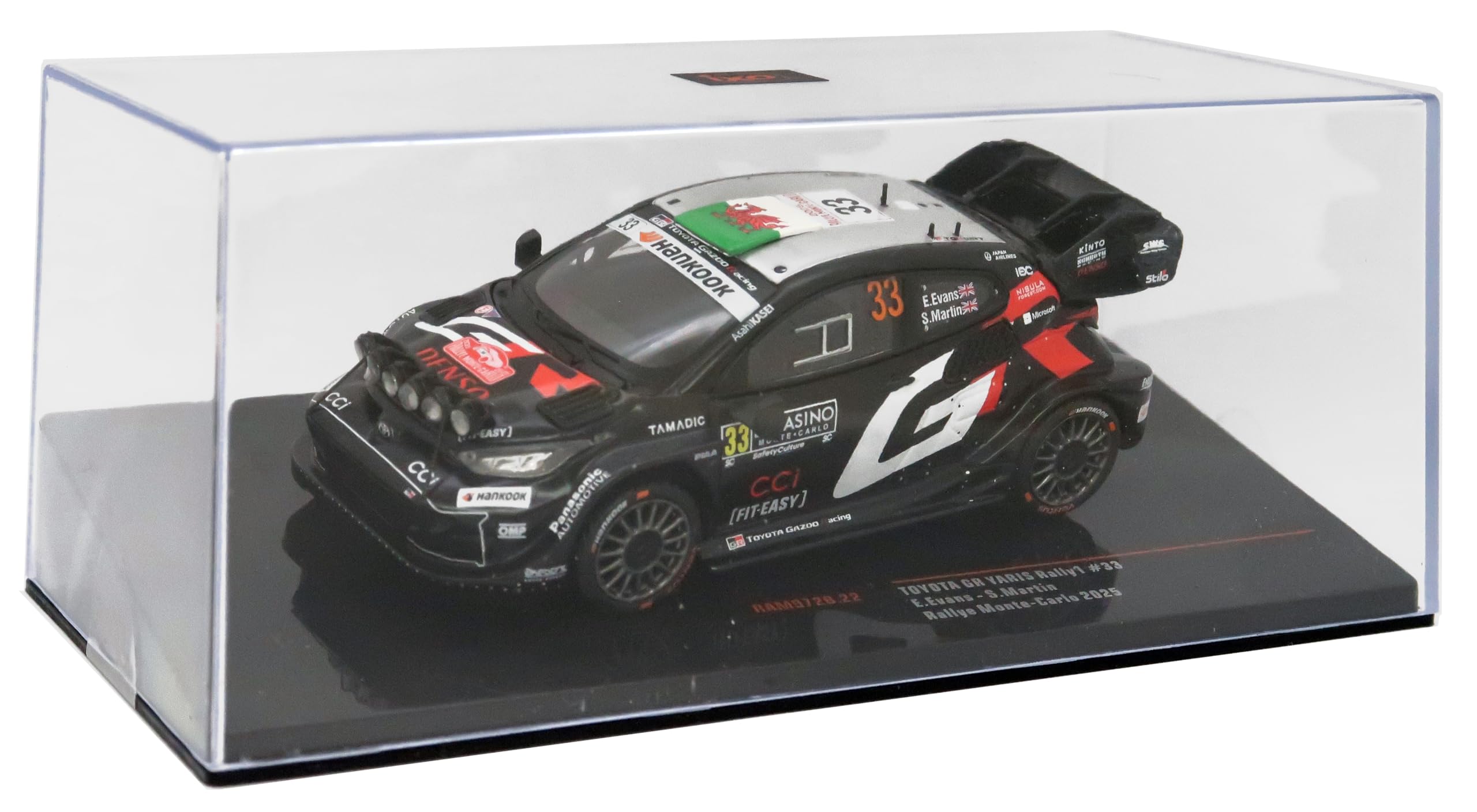 

Kokusai Boeki ixo Scale Toyota GR Yaris Rally 1 Rallye Monte Carlo 2025 Finished Model RAM972B (Kokusai Boeki) 1/43 #33