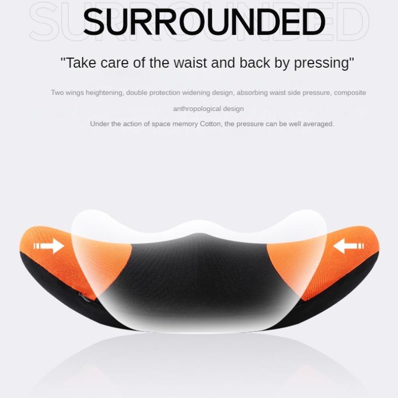 New Memory Foam Car Headrest /lumbar Pillow Neck Pillow  Lumbar Support  Universal for Office and Home Use