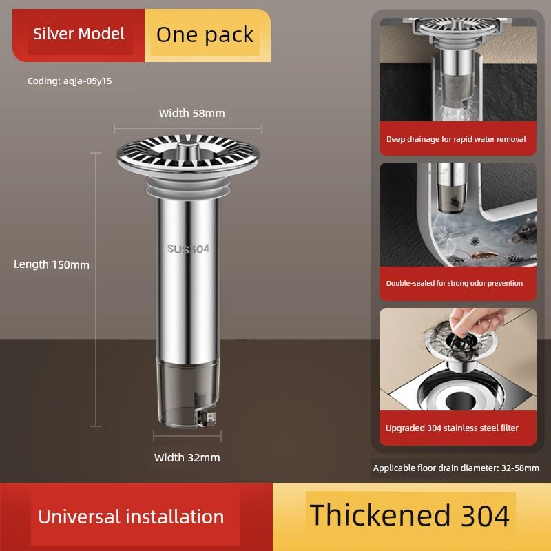 Universal Anti-Odor Core for Bathroom Floor Drain, Anti-Insect and Anti-Odor Seal for Toilet Drain Pipes