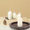 1Pcs Round Wooden Storage Tray for Candles Home Decor Table Centerpiece Christmas Valentine Party Dinner Props Simple Elegant