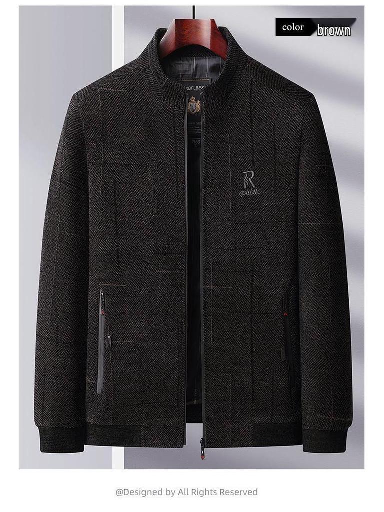 Men's Casual Spring & Autumn Jacket for Middle-aged and Elderly Fathers