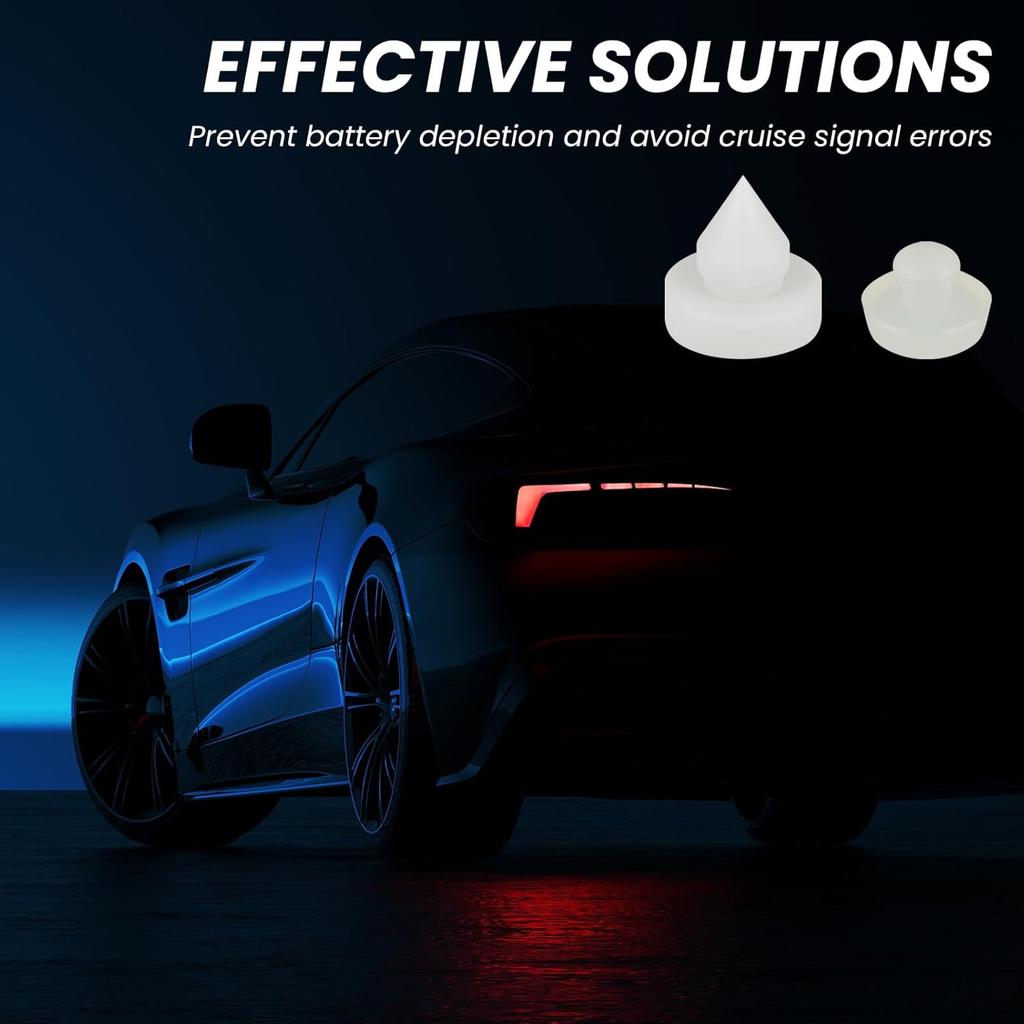 4 Pack 74015 Brake Pedal Stop Pad, Replacement 46505-SA5-000 Compatible with Honda, Brake Light Switch Stopper for 1010791 46505SA5000 46904SM4300,