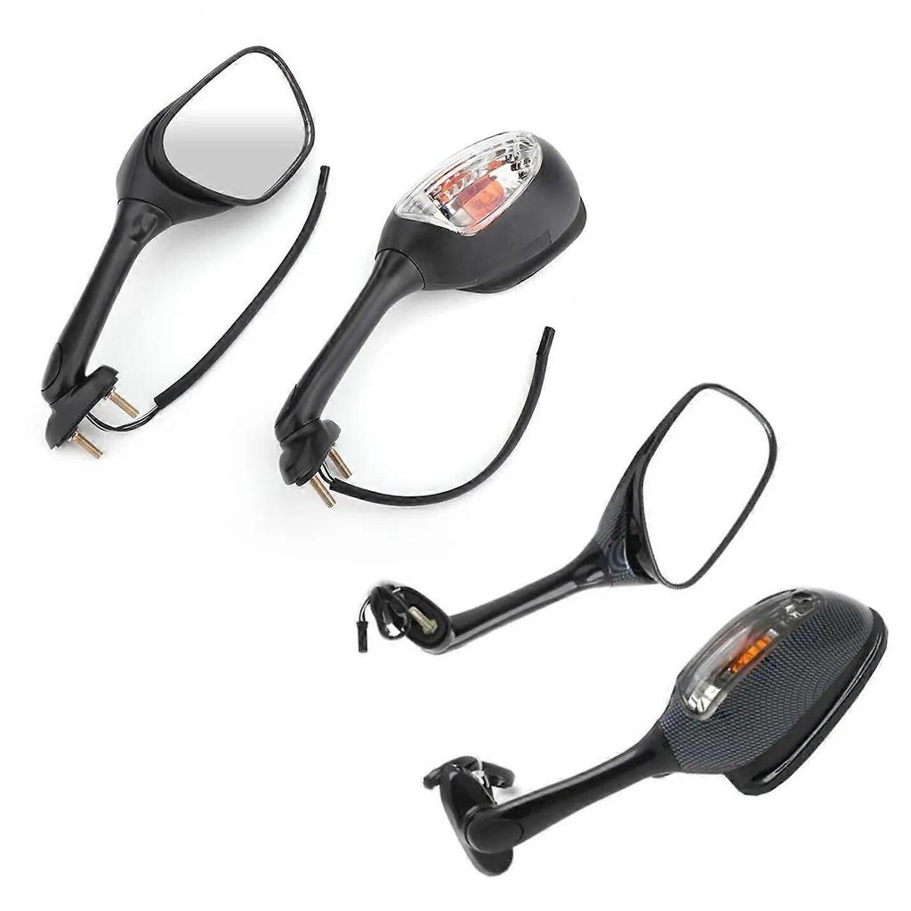 Rearview Side Mirrors w/Turn Signals Lights for Suzuki GSXR600 GSX-R750 GSXR1000 GSX-R GSXR 600 750 1000