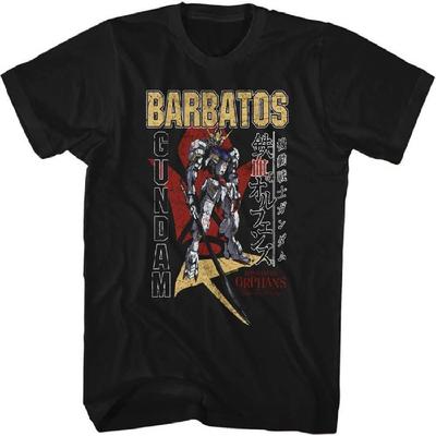 Iron-Blooded Orphans Mobile Suit Gundam Barbatos Anime Japanese Youth Short Sleeve T Shirt Graphic Tees