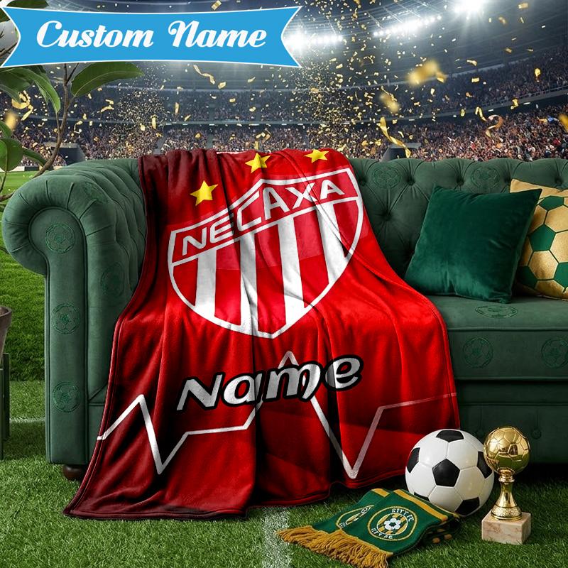Custom Name NECAXA Team Crest Design Blanket Lightweight Ideal Bedding Blanket Perfect for Travel, Camping, Living Rooms, Sofas, Christmas gift