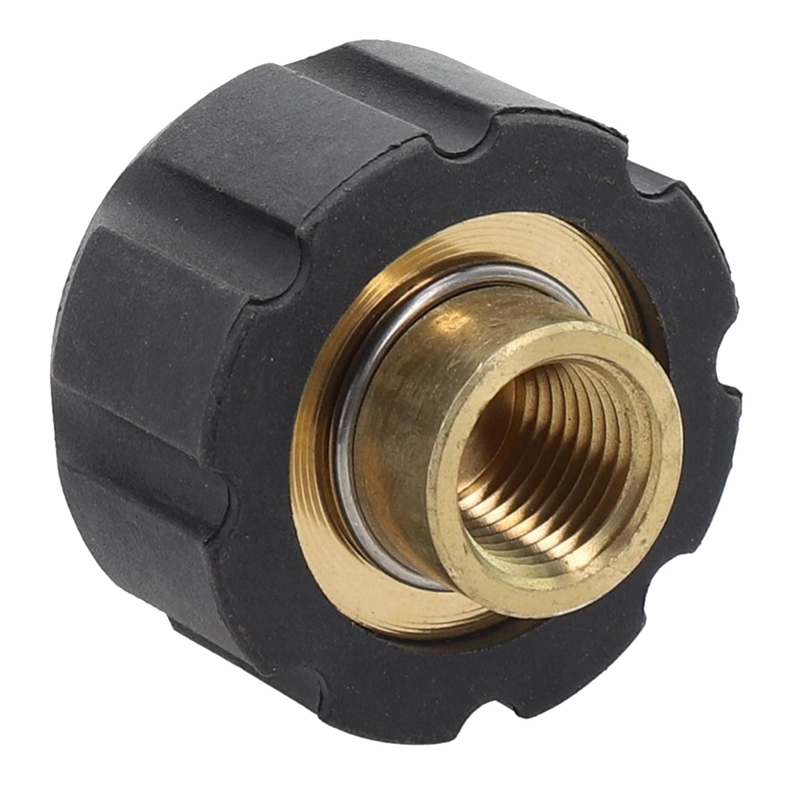 

Nozzle Tool For Karcher HD HDS Brass Plastic Black Gold 160bar Quick Connector Foam Lance Adapter Foamer Connector M22x14mm