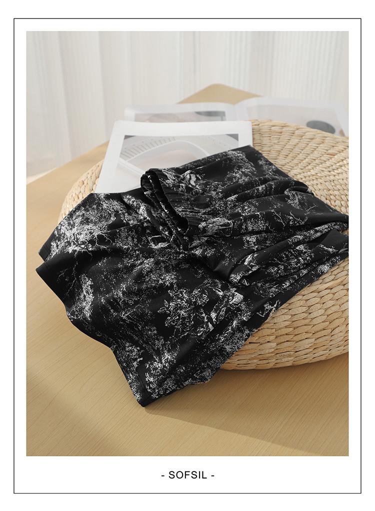 National Style Printed High Waisted Skirt 2026 Spring Fashion Versatile Mid Length A-line Skirt
