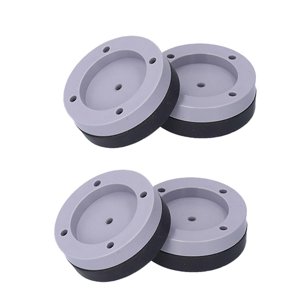 4Pcs Non Slip Anti Vibration Pad Anti Shock Absorbing Feet Pad for Automatic Washing Machine
