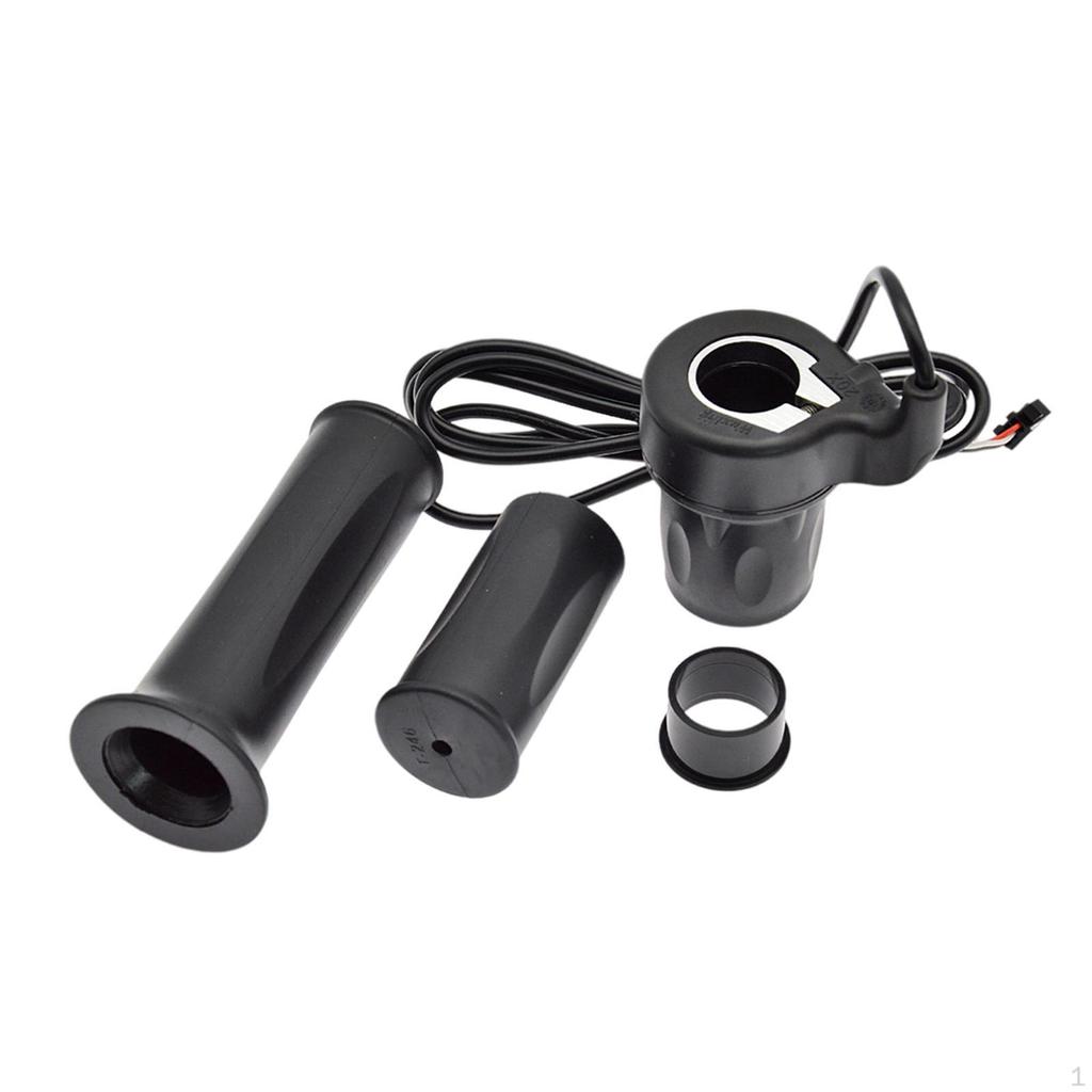 Universal Throttle Control, Thumb Converter with 1.5m Long Cable for Electric Bike Scooter