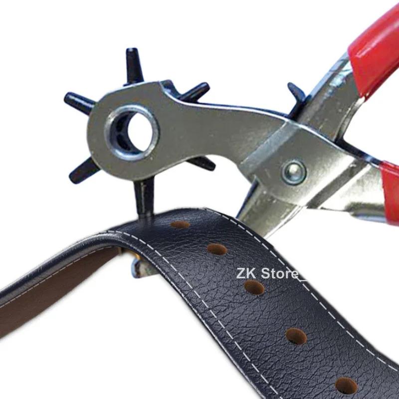 Leather Hole Punch Leather Tool Multifunctional Ordinary Carbon Steel Belt Puncher Punching Tool Belt Hole Puncher Crafts Tools