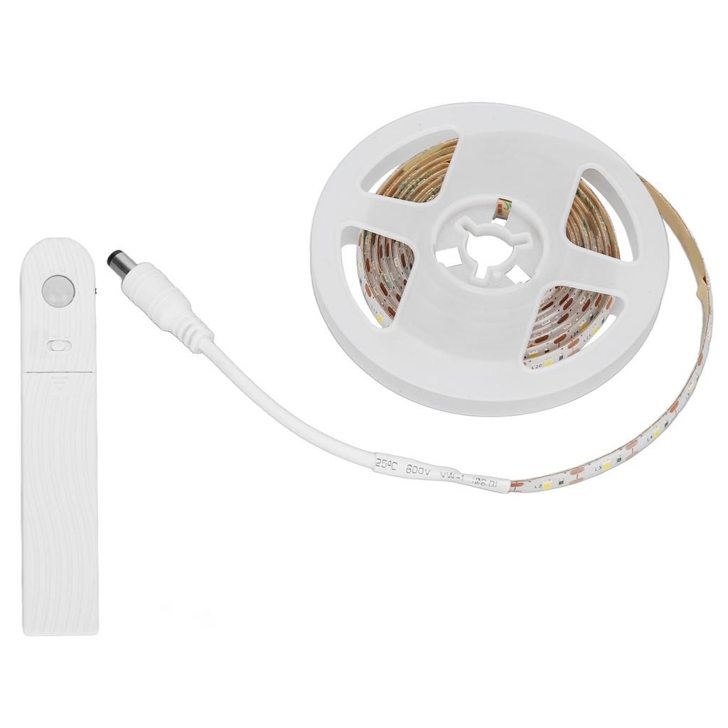 2.2yd Motion Sensor LED Strip Light 3 Brightness Automatic Turn On Motion Activated Bed Light
