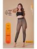 Women's Sheer Fleece-Lined Nine-Point Leggings: Fake Transparent, Autumn/Winter, Thickened, Warm, Plus Size, One-Piece Pantyhose.