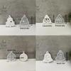 Christmas Molds Christmas Ornaments Resin Pendant Molds Snowflake Home Decor for Kitchen Window Shelf Plaster Wax Clay Fondant
