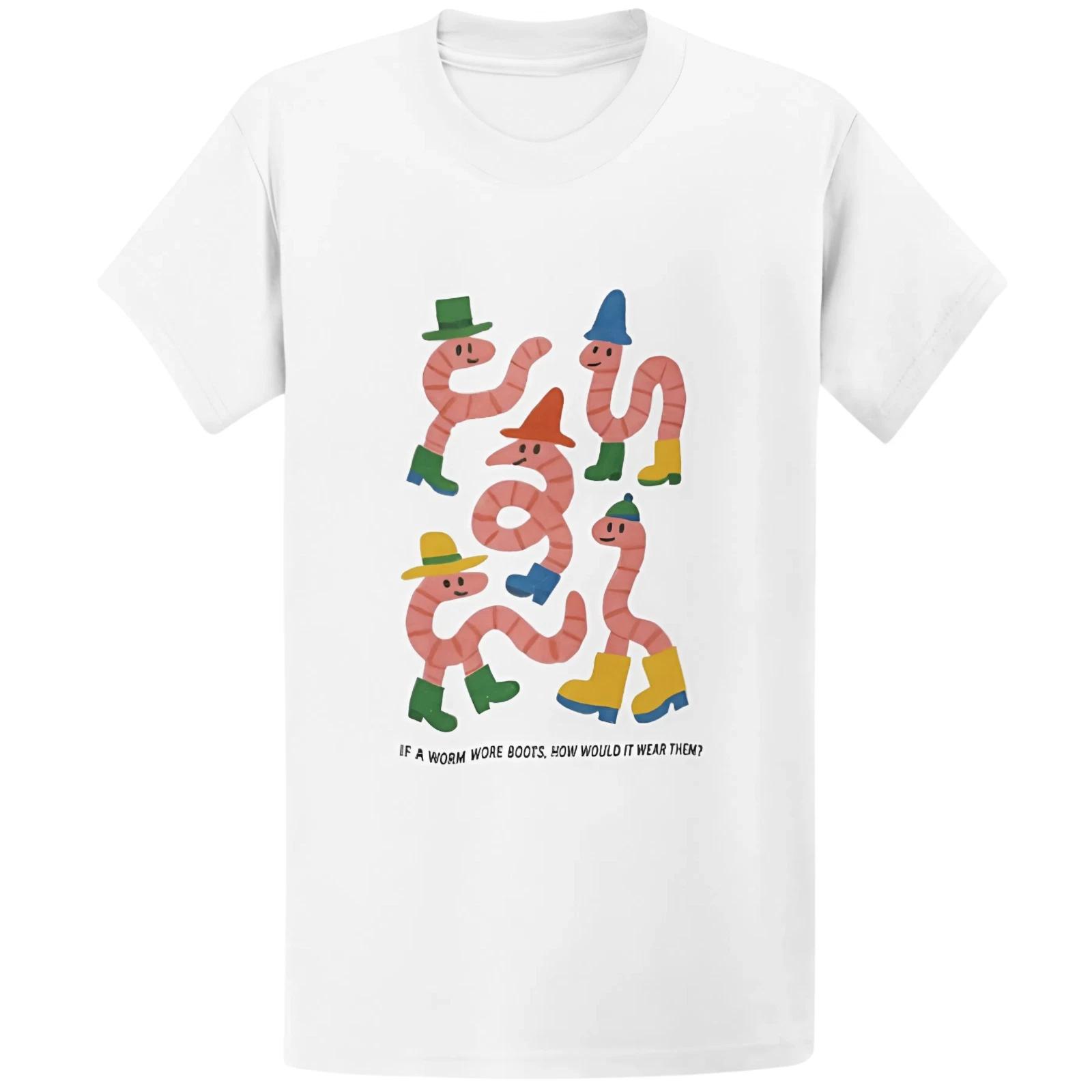 Gildan 5000 Worm Boots Funny Toddler Tee - Retro Whimsical Kids Gift Tee XL
