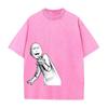 Saitama One Punch Man Funny Graphic T Shirt Men Women Cotton Tshirts Vintage Washed Tee Harajuku Male Casual Oversized T-shirt