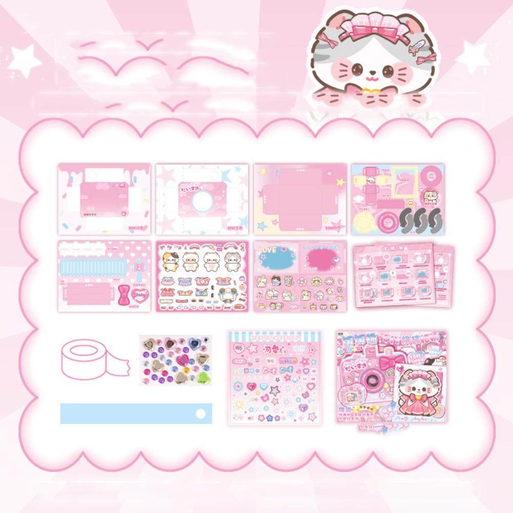 

Бесплатный урожай Сделай сам Наряди игрушку Рисовый кот Тематические наклейки Игры Тихая книга Раннее обучение розовый