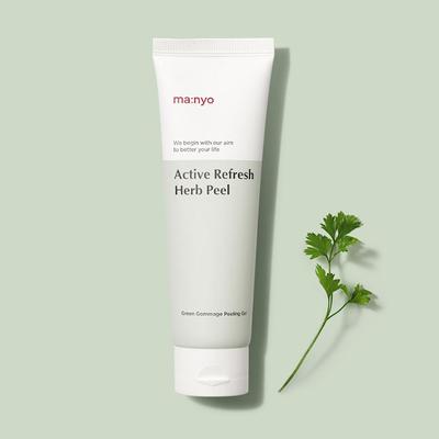 Manyo Factory Active Refresh Herb Peel 120ml, Exfoliating, Deep Hydration, Moisturizing, Korean Cosmetics, Kbeauty, Sample