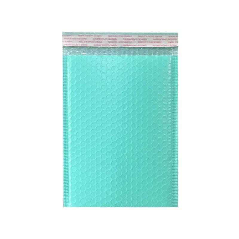20pcs Colorful Polyethylene Bubble Mailers Self-sealing Padded Envelopes Gift Bags Pink Courier Punching Bags