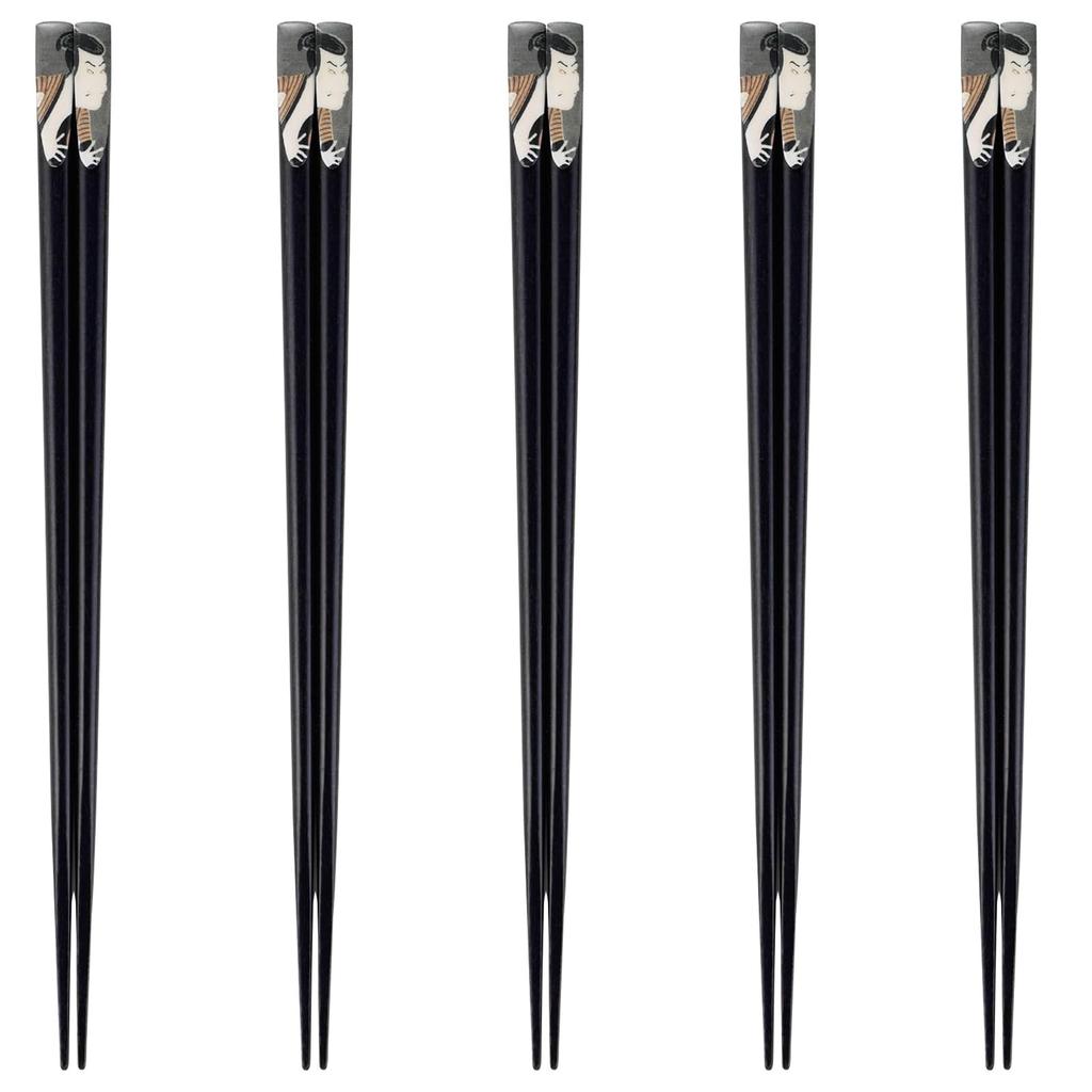 Happy Set of Made In PID5613 J-kitchens Chopsticks, 5, Material Wood, Chopsticks, Japan,