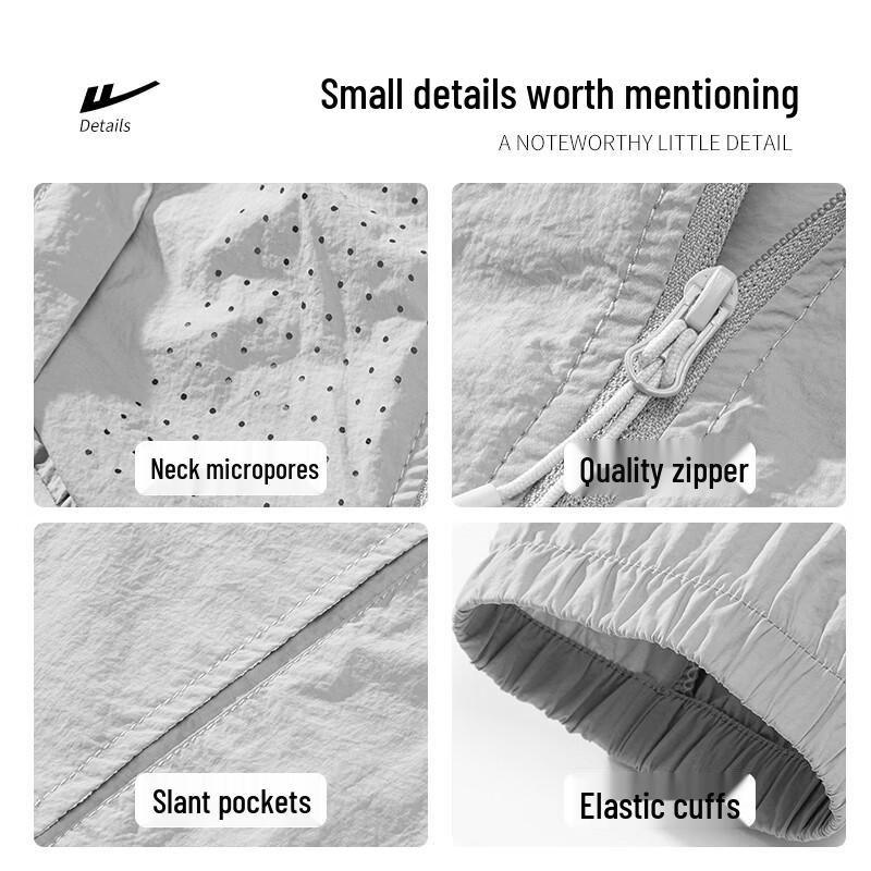 Huili Men's Hooded Sun Protection Fishing Jacket