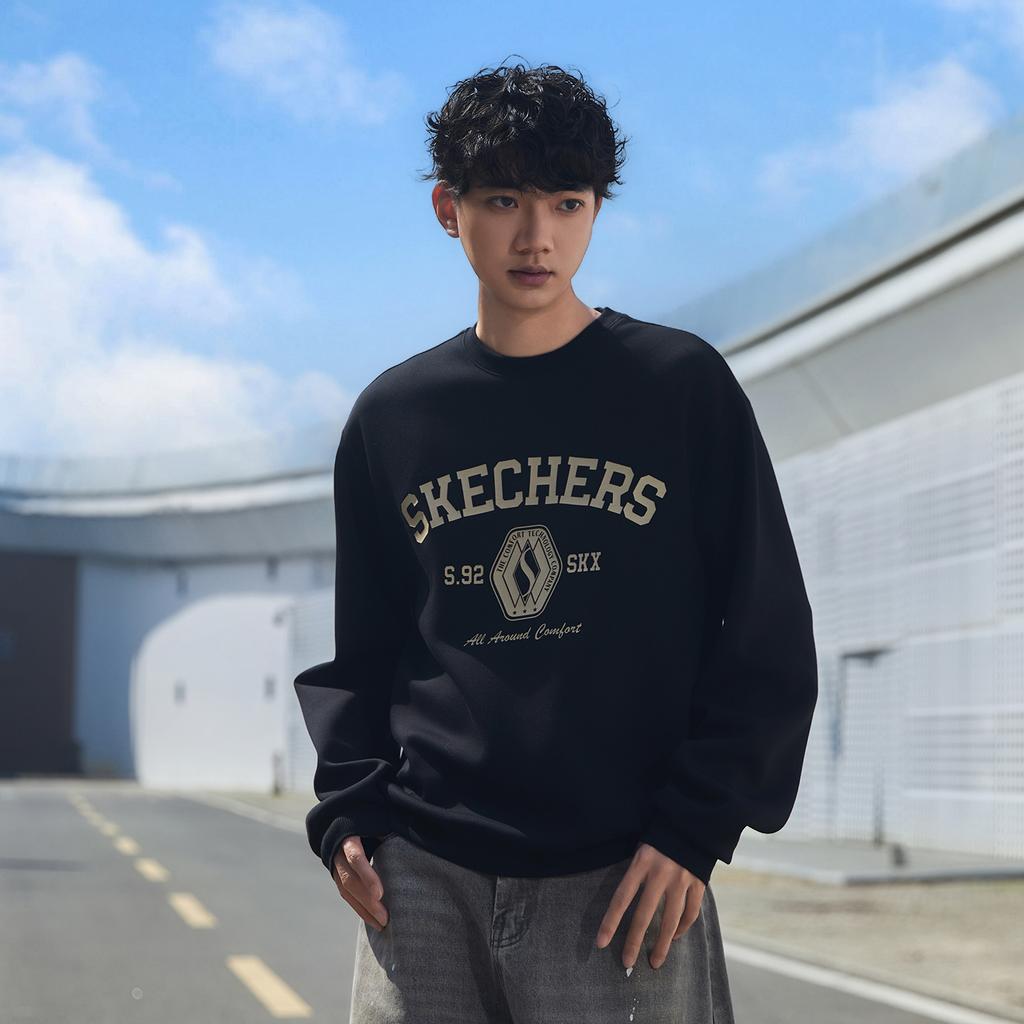 Skechers Sweatshirts Unisex Crew Neck Moderate L225U178