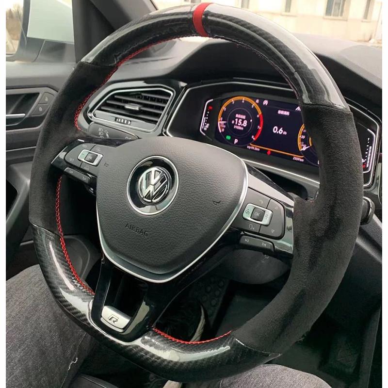 Hand Stitched Steering Wheel Cover for