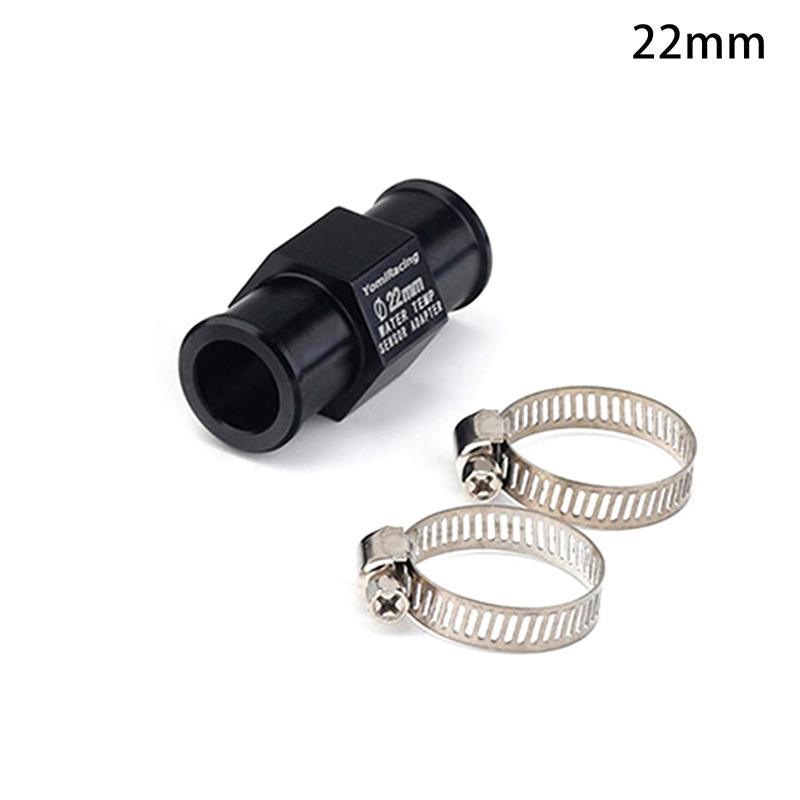 Black Water Temperature Gauge Radiator Temperature Water Temperature Connector Pipe Sensor 16Mm 18Mm 20Mm 22Mm Hose Adapter