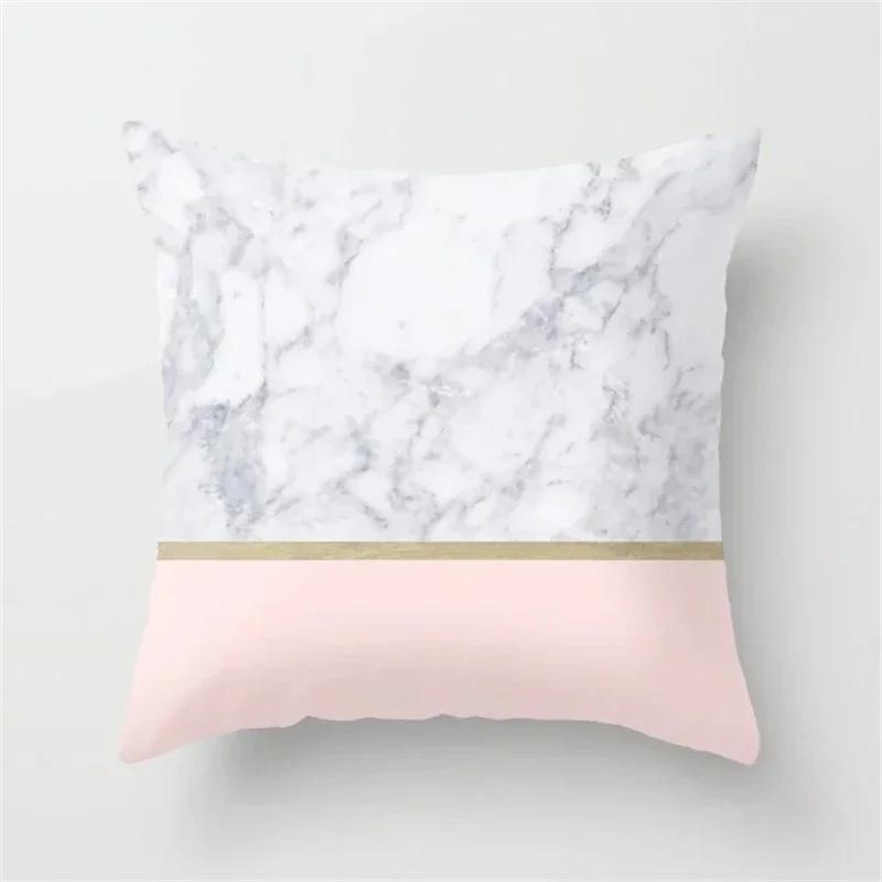Pink Tropic Pineapple Throw Pillow Covers Geometric Nordic Glitter Polyester Pillow Case Sofa Home Decor Cushion Covers 45X45Cm