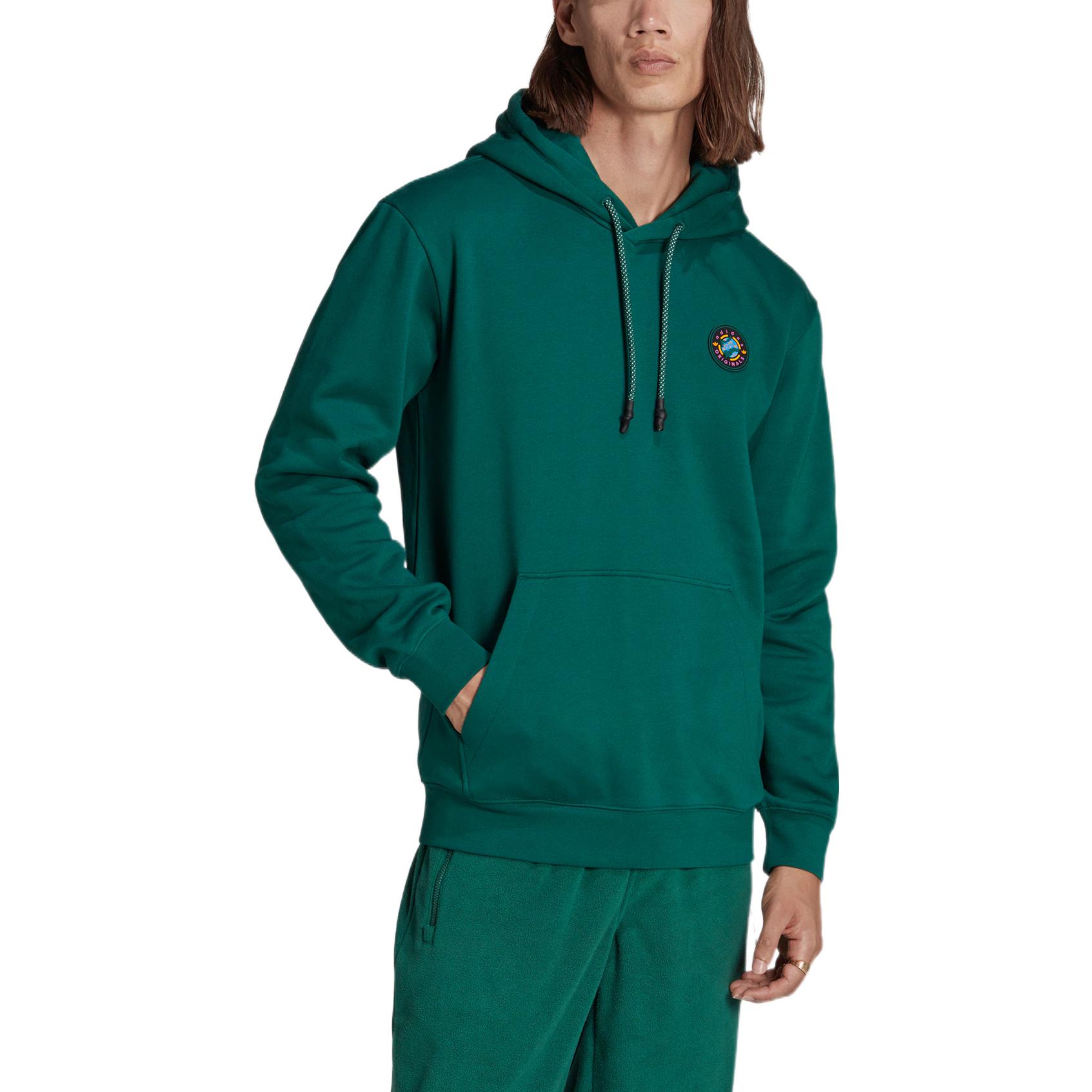 Adidas Originals Trefoil WH Толстовка с однотонным логотипом Толстовка с длинными — фото 3