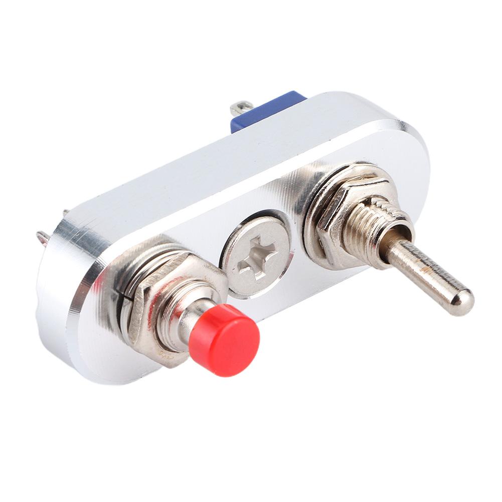 Momentary Taster Selbstrückstellschalter 3-Pin 2 Positionen Kippschalter 220V 3A