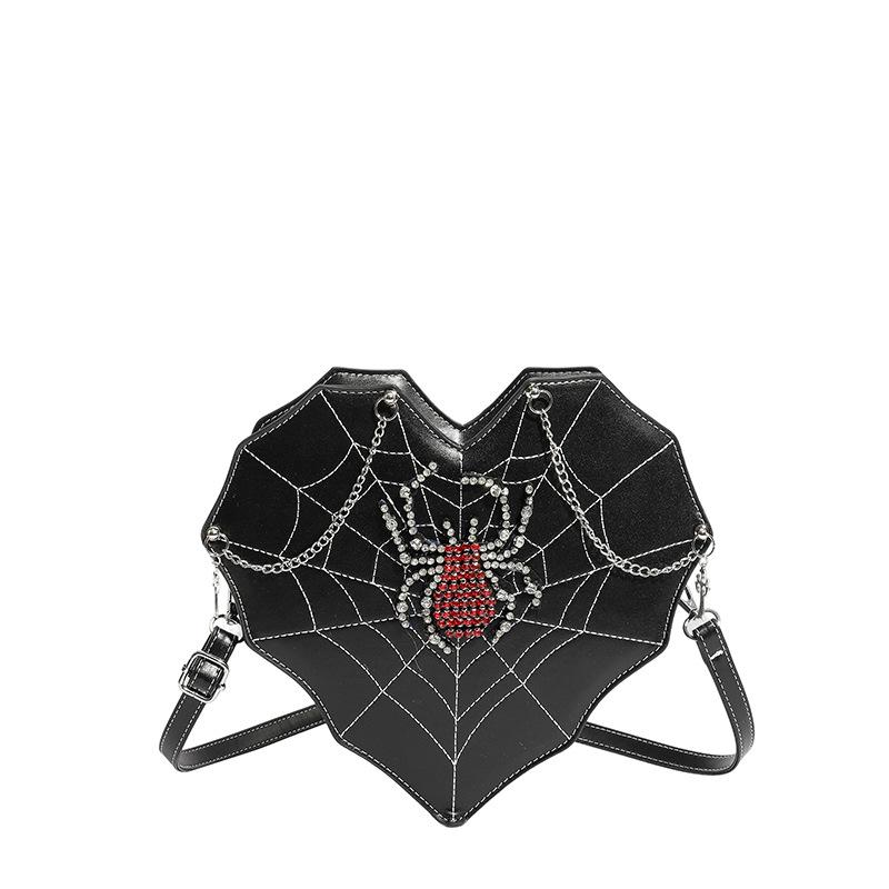 Fashionable Trendy Multi-purpose Crossbody Bag, Heart-shaped Bag, Single-shoulder Bag