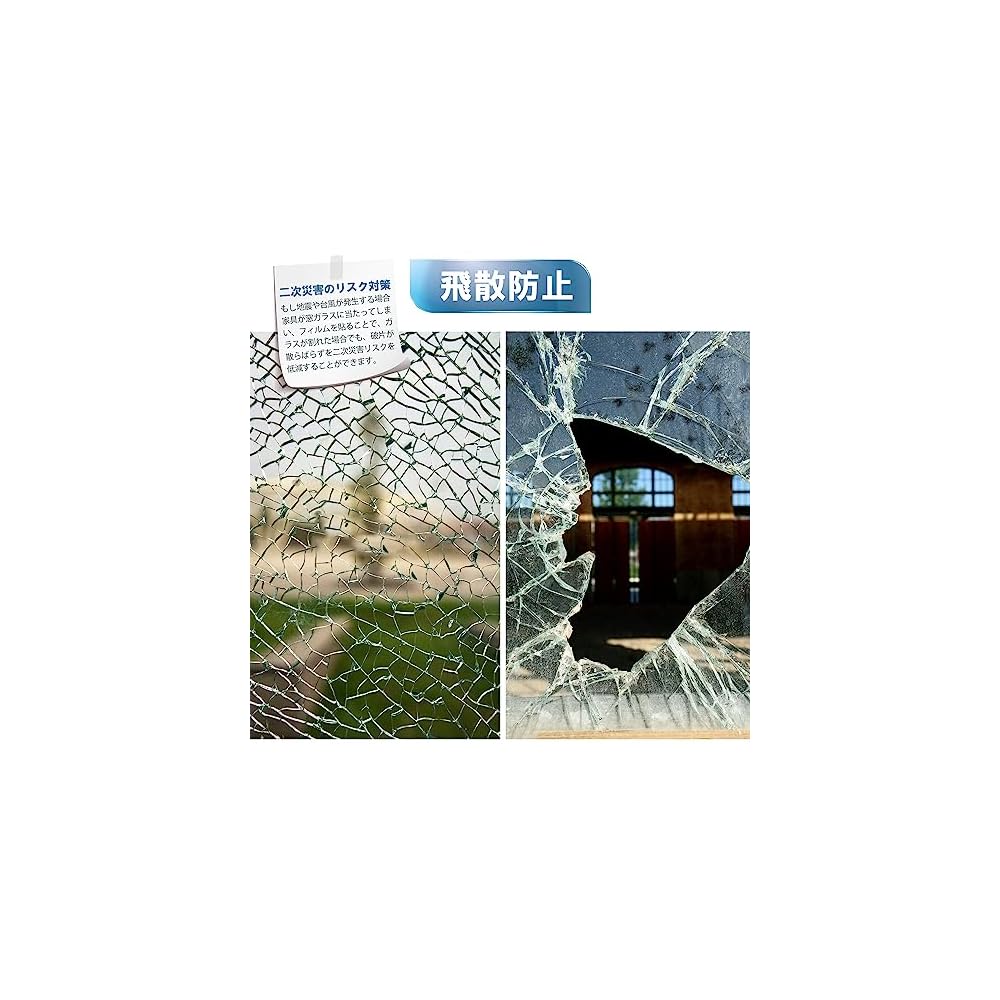 PROTEALL Window Film, Privacy Film, Heat Insulation, Shatterproof, Condensation Reduction, Frosted