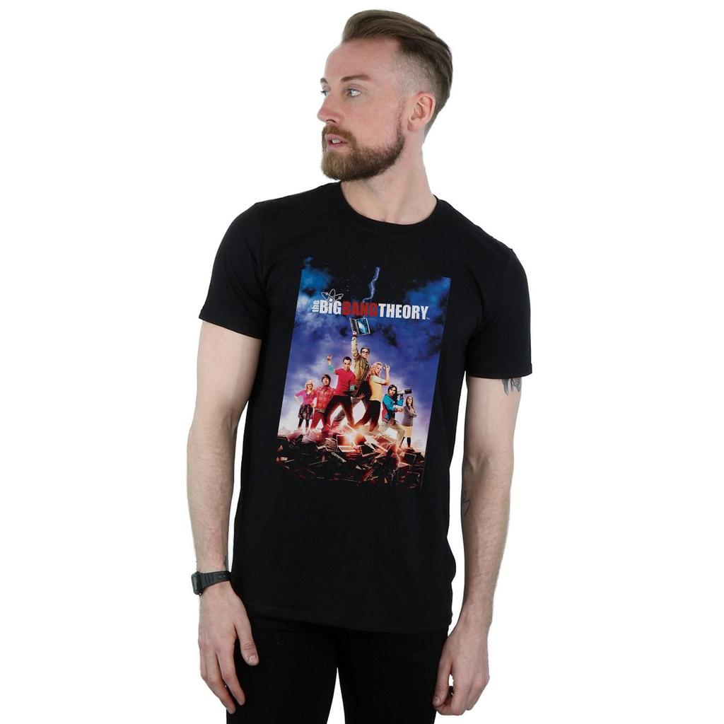 The Big Bang Theory Mens Character Poster T-Shirt
