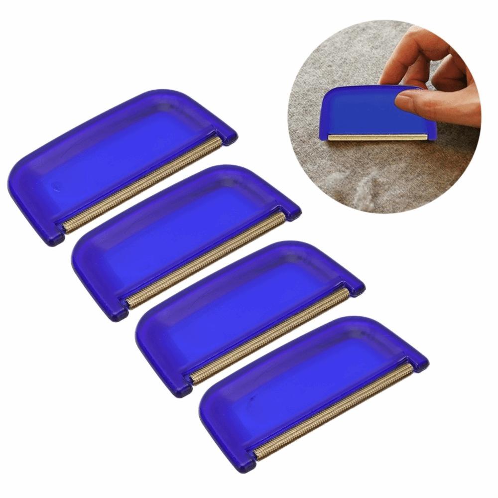 4pcs Light Weight Fabric Shaver Multi-Fabric Use Pilling Remover Portable Sweater Comb  For Sweater
