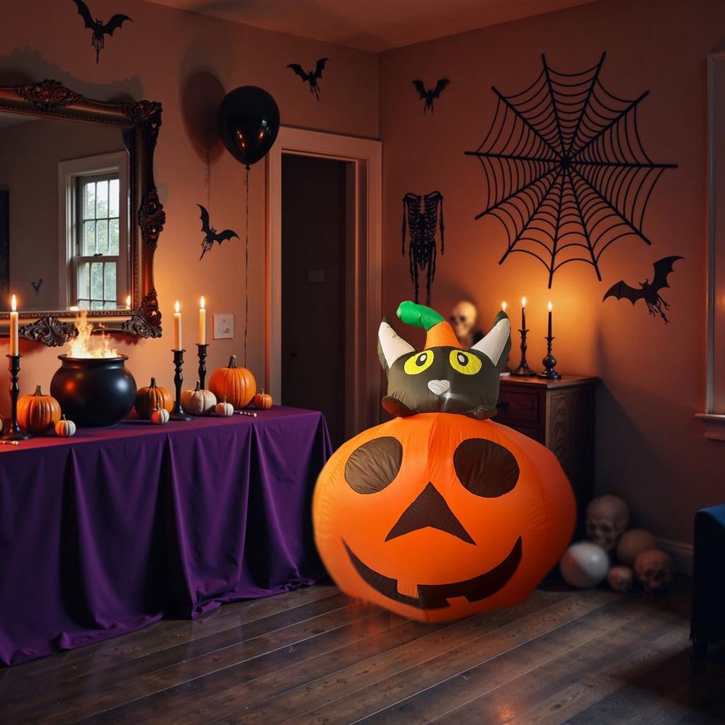Halloween Inflatable  Glowing  Decoration Party Party Home Decoration Ornaments Easy To Install And Full Of Atmosphere