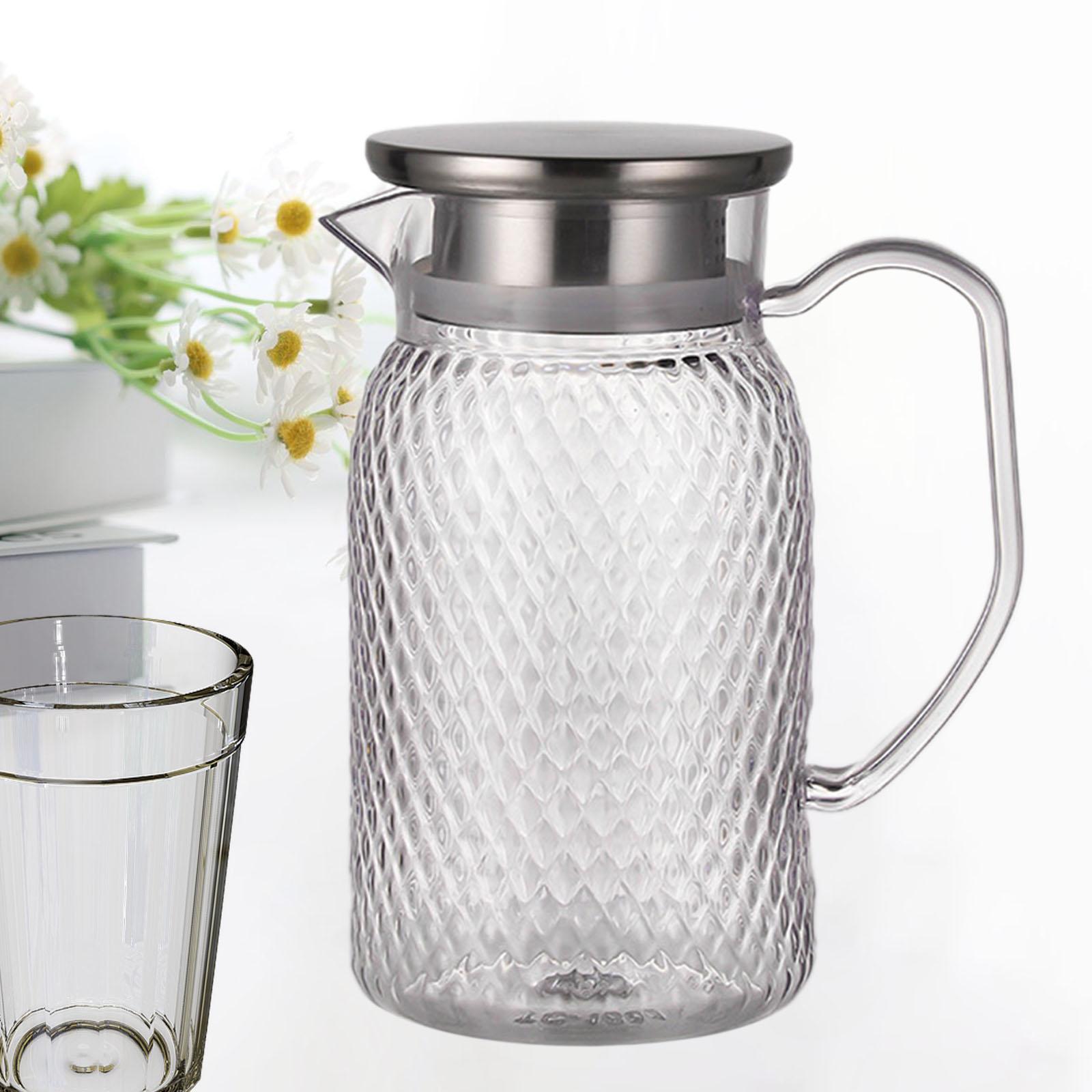 Cold Pitcher Drinks Antifall Heat Resistant Lemonde, Juice and Milk Home Milk Pitcher Cafe Cold Water Pitcher Hot Cold Pitcher