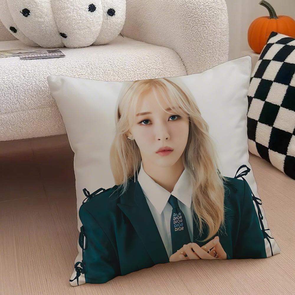 singer cool MMoon Byul Cushion Cover Throw Pillow Cover Hidden Button Durable Polyester Chair Cushion