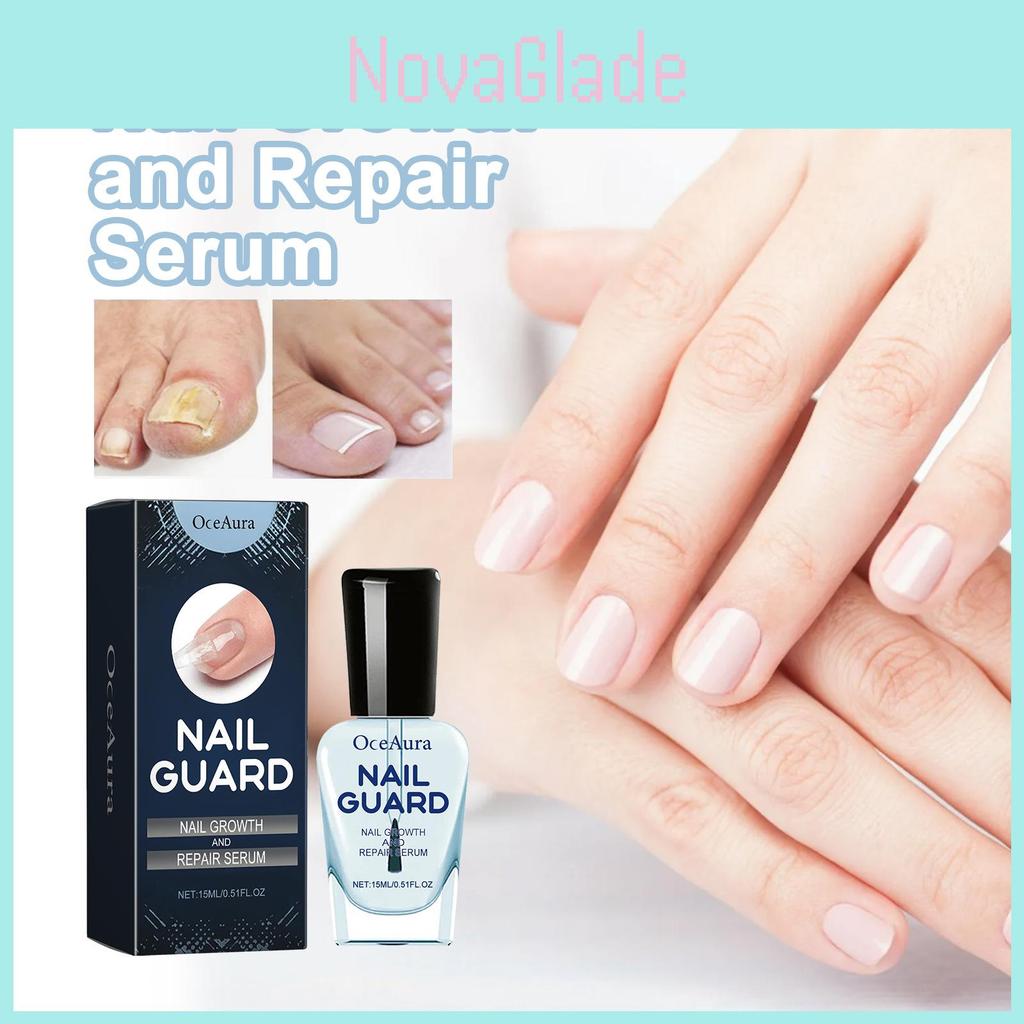 Liquide Réparateur pour Ongles Nourrissant Oceaura Pour des Ongles Plus Forts et Plus Sains en Format 15ml