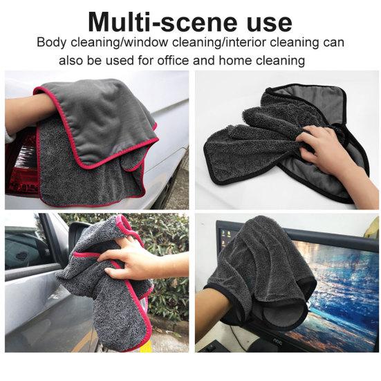 Microfiber Water Absorption Cleaning Cloth Car Washing Waxing Polishing Towel