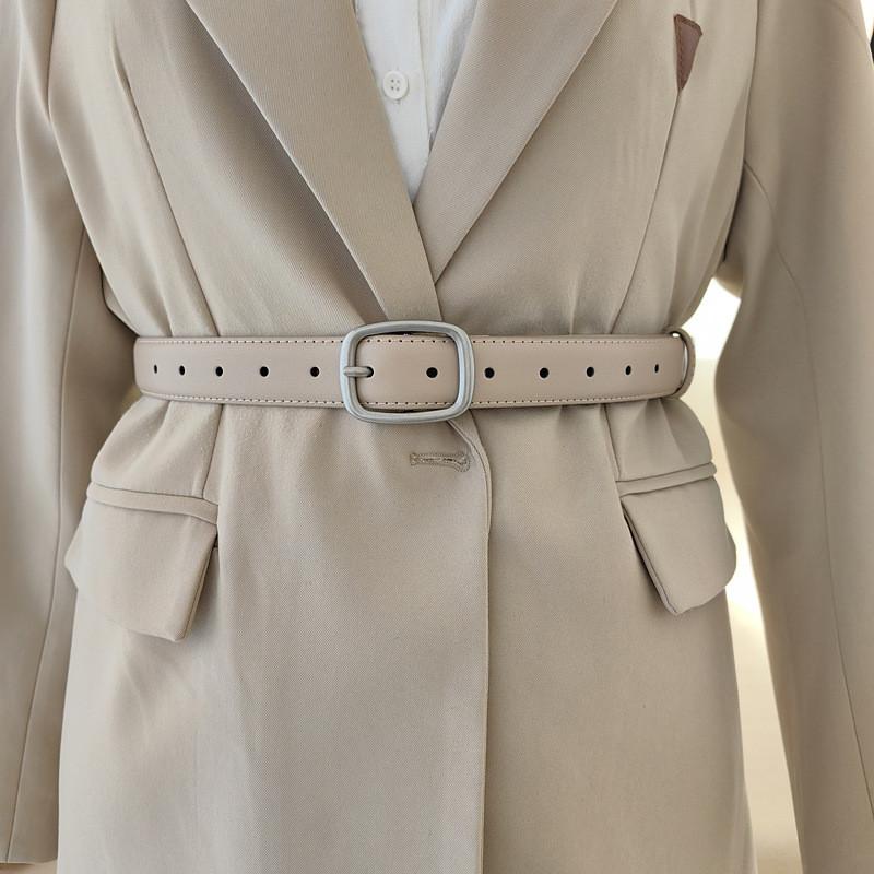 Women Leather Genuine Belt Summer Fashion Casual Dress Wear Pin Buckle Office