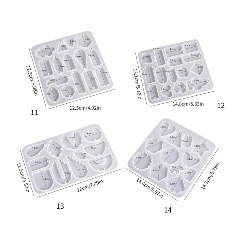 Creative Epoxy Casting Silicone Mould Kit for Jewelry Making Unique Resin Moulds