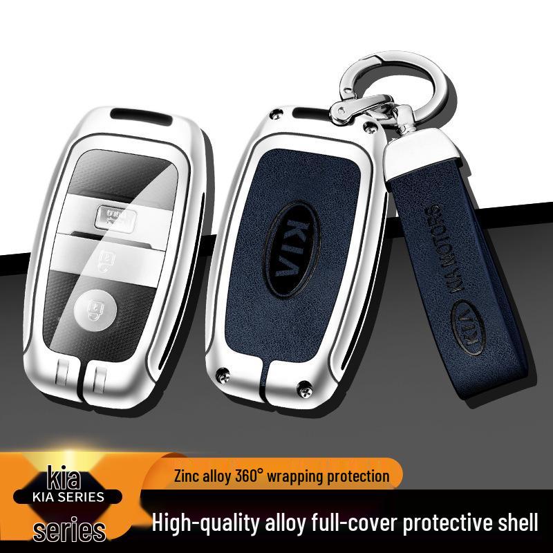 Kia Key Cover Fit for KX3, Arro, K3, Sportage, K5, KX5, KX-Cross, Yipao Model - Protective Buckle Included