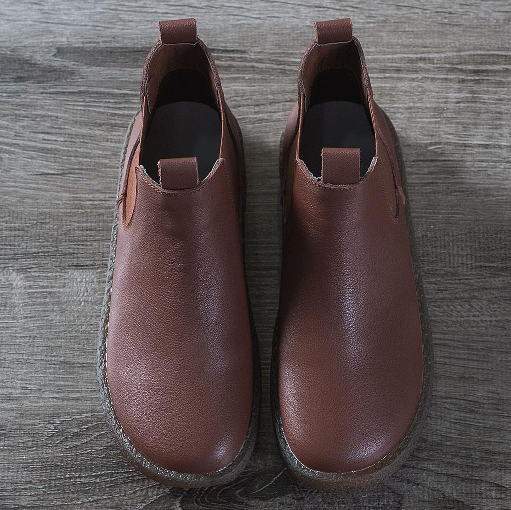 Chelsea Casual Side Gore Ankle Outdoor Genuine Thick For Easy To Cm [LEDE] Women's Boots, Boots, Boots, Boots, Shoes, Leather, Sole, Hakama,