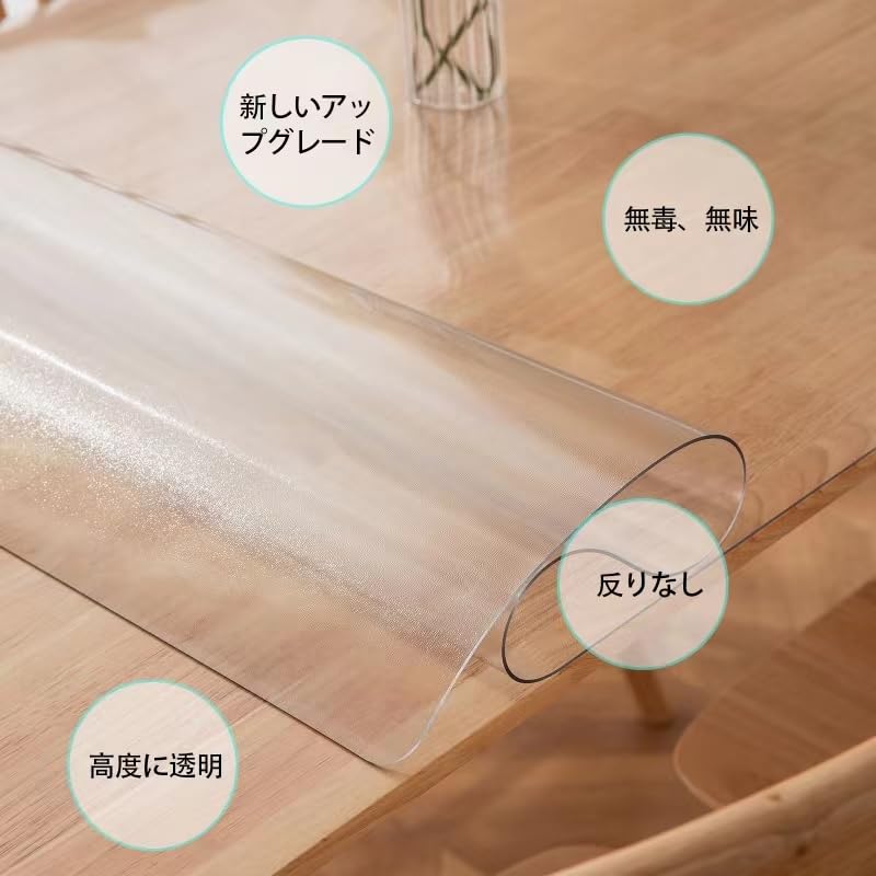 Ubrus vinylový kruhový reliéfní průměr 120 cm tloušťka ubrus kulatý PVC podložka na stůl kruhová vinylová podložka na stůl potah na stůl prevence skvrn