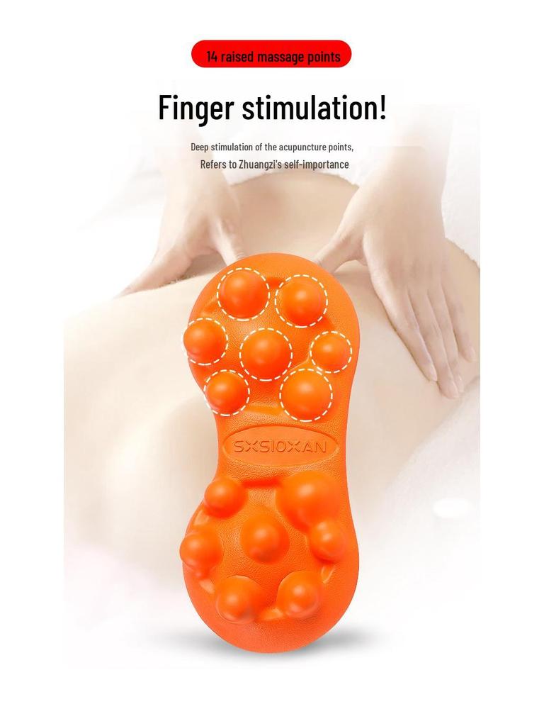 Dual-Use Lumbar & Neck Massager Cushion with Acupressure Tapping