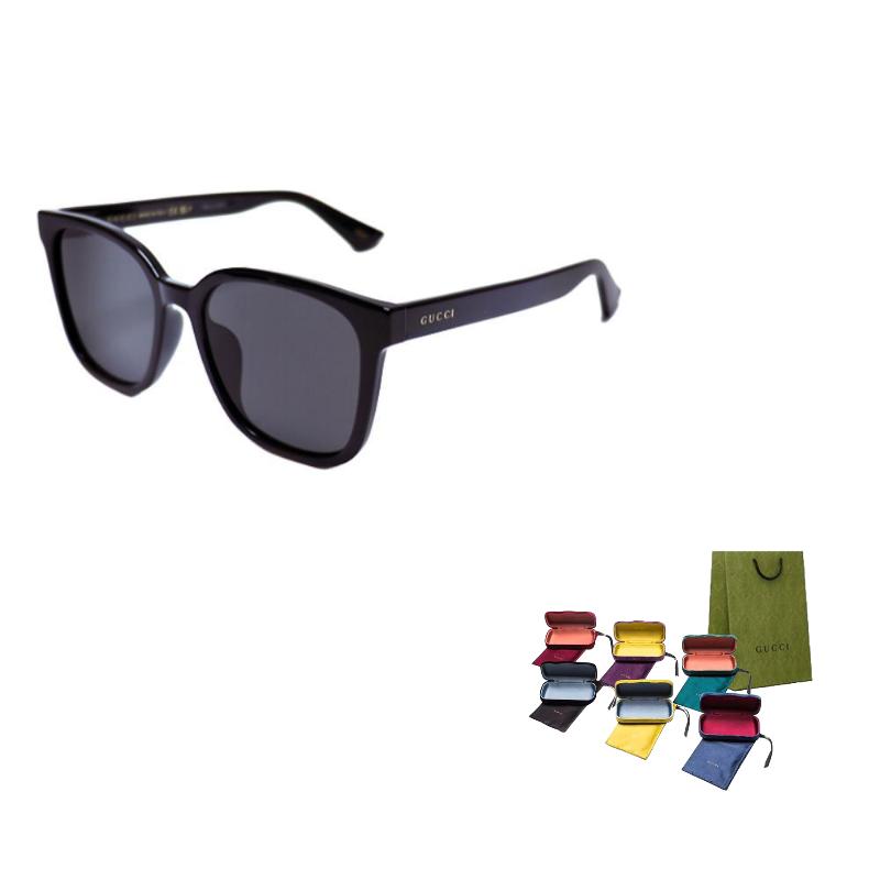

GUCCI Versatile Black Frame Sunshade Polarised Plate Frame Square Sunglasses Unisex Couple Black F
