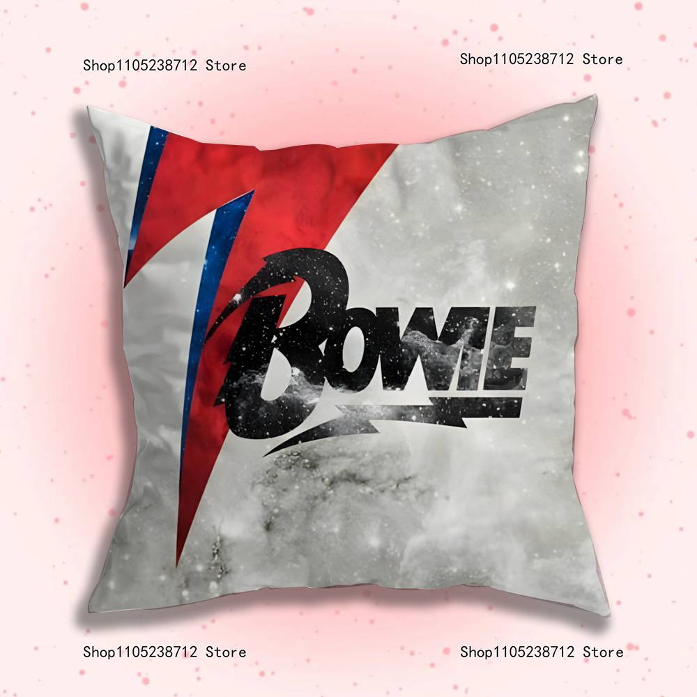 Singer D-David B-Bowies Pillow Case cute cartoon anime peripheralsBedroom Sofa Decorative Cushion Cover Soft Cushion Cover 12x12Inch