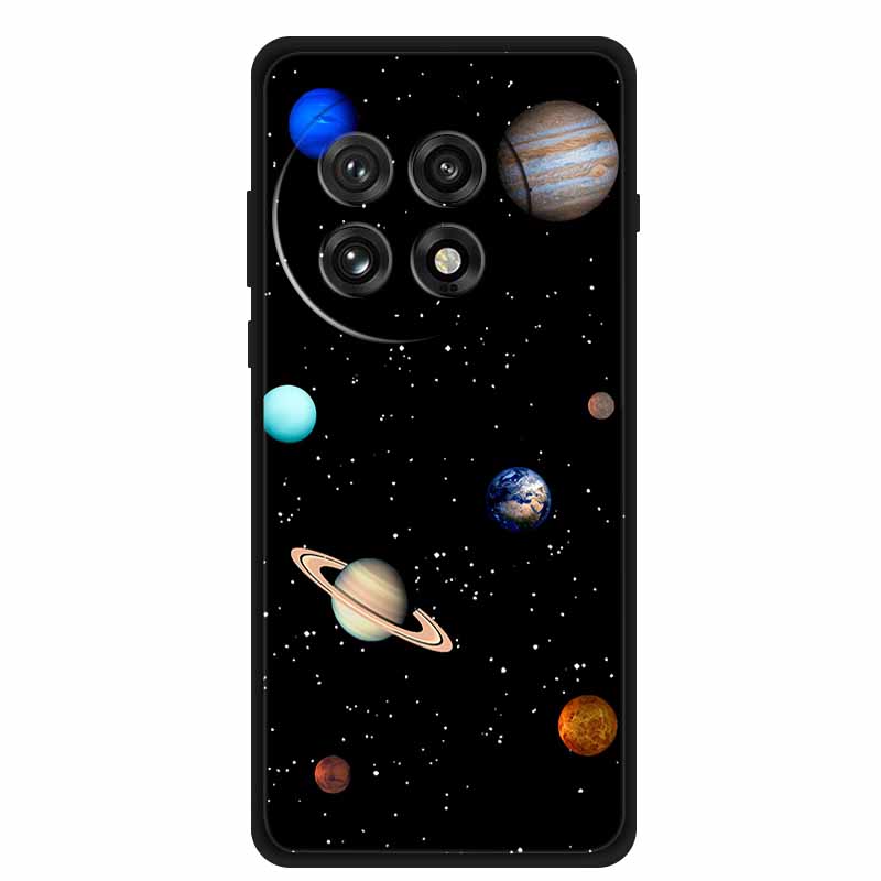 Hoesje Voor OnePlus 13R 13 R Schokbestendige Bumper Luxe Bloemenprint Zachte Siliconen Cover Voor OnePlus13R 5G Bumper 1+ 13R Telefoon Funda